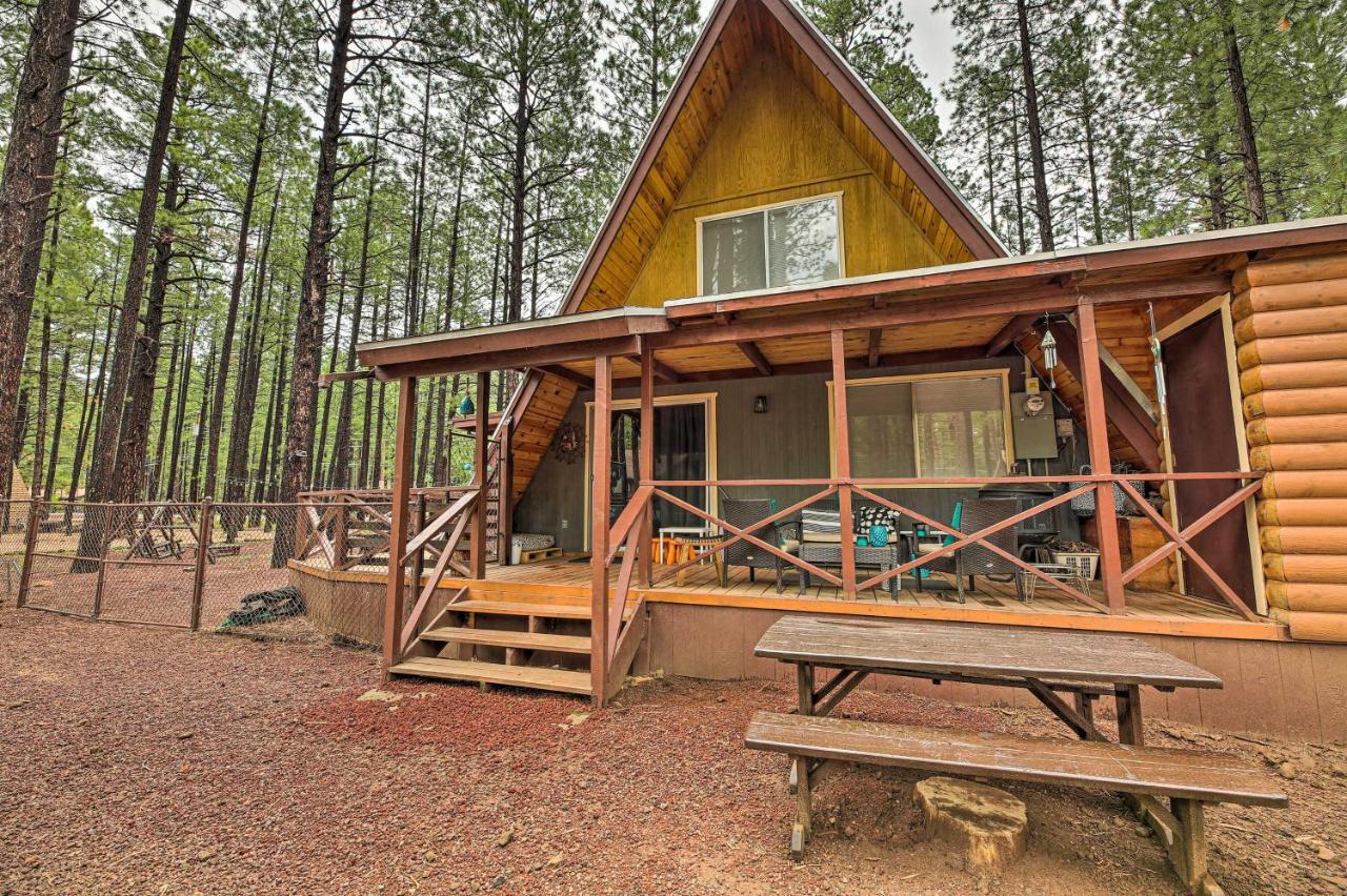 A-Frame Pinetop Lakeside Cabin Under The Pines! Villa Exterior photo